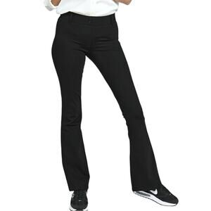 Betabrand Classic Dress Pant Yoga Pant Bootcut size Medium Short Petite Black